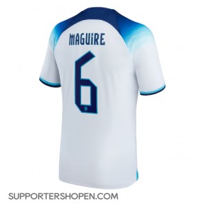 England Harry Maguire #6 Hemma Matchtröja VM 2022 Kortärmad